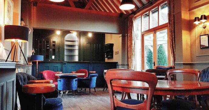 The lounge at the venue