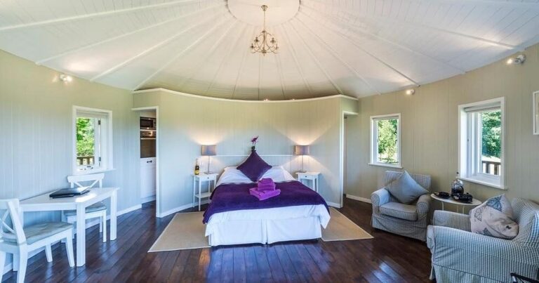 A private bedroom at the venue